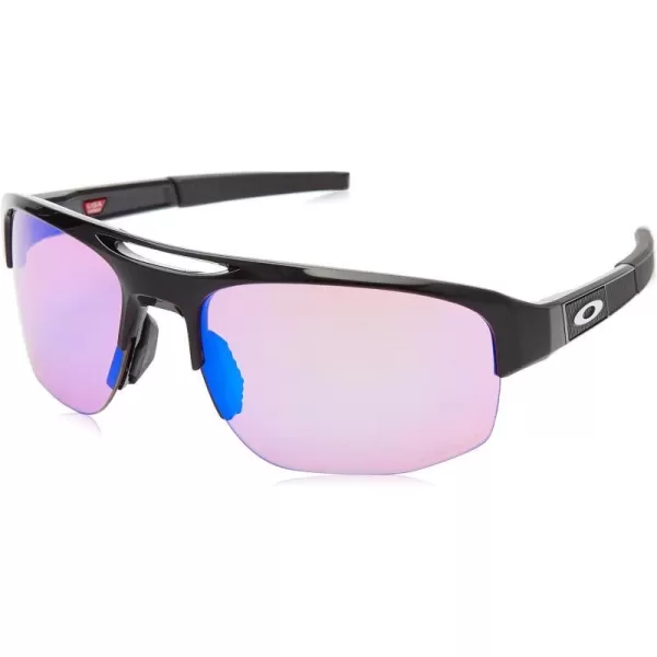 imageOakley Mens Oo9424 Mercenary Rectangular SunglassesPolished BlackPrizm Golf