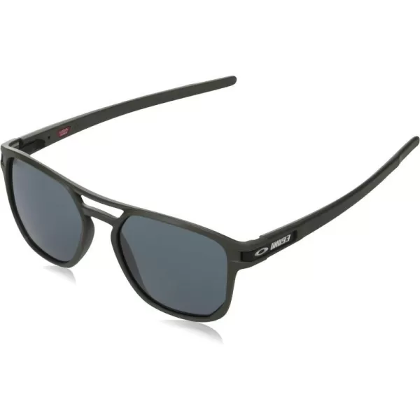 imageOakley Mens Oo9436 Latch Beta Rectangular SunglassesMatte OlivePrizm Black