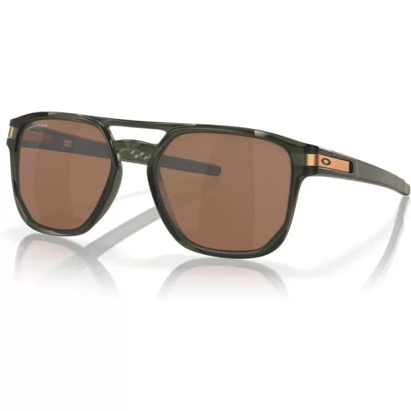 imageOakley Mens Oo9436 Latch Beta Rectangular SunglassesOlive InkPrizm Tungsten