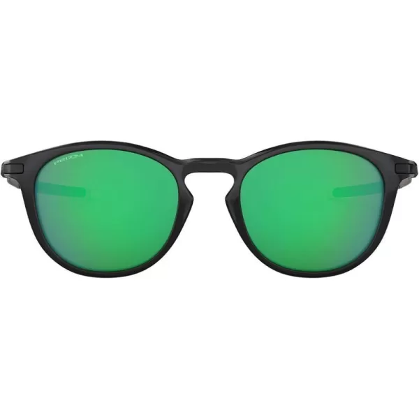 imageOakley Mens Oo9439 Pitchman R Round SunglassesBlack InkPrizm Jade