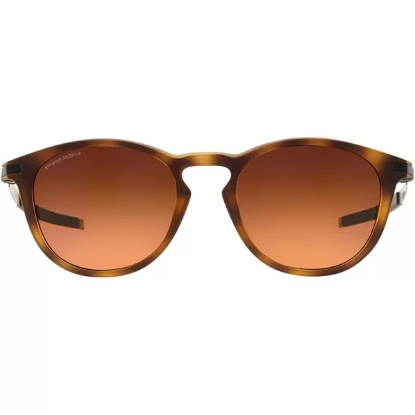 imageOakley Mens Oo9439 Pitchman R Round SunglassesMatte Brown TortoisePrizm Brown Gradient