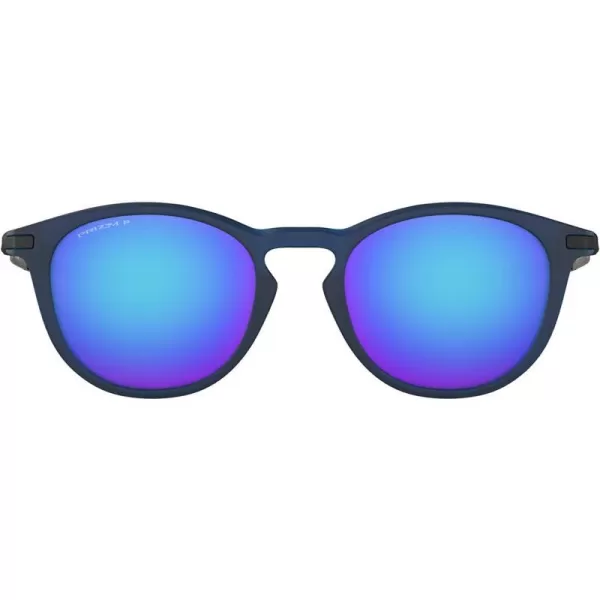 imageOakley Mens Oo9439 Pitchman R Round SunglassesMatte Translucent BluePrizm Sapphire Iridium Polarized
