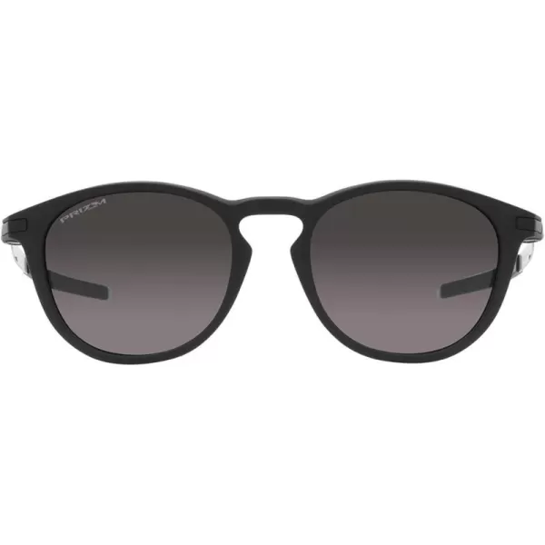 imageOakley Mens Oo9439 Pitchman R Round SunglassesSatin BlackPrizm Grey Gradient