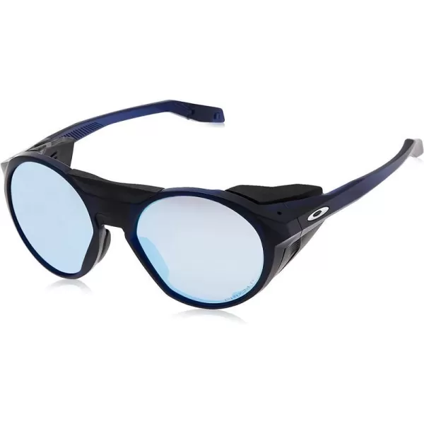 imageOakley Mens Oo9440 Clifden Round SunglassesMatte Translucent BluePrizm Deep Water Polarized