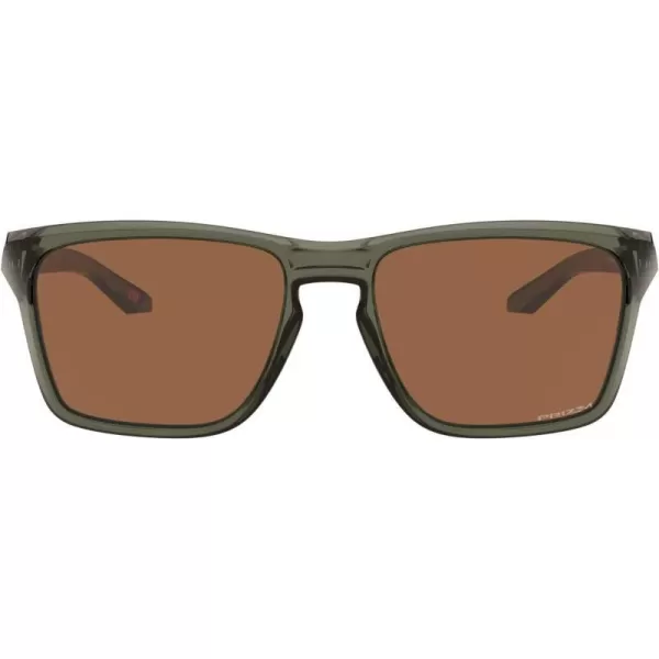 imageOakley Mens Oo9448 Sylas Rectangular SunglassesOlive InkPrizm Tungsten
