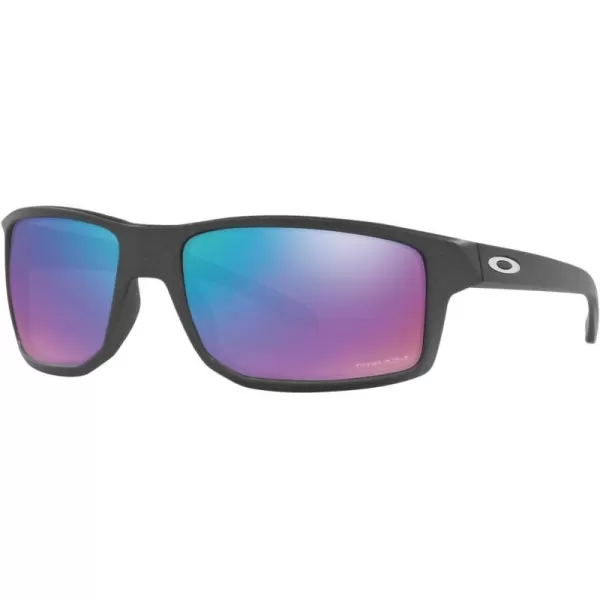 imageOakley Mens Oo9449 Gibston Square SunglassesMatte BlackPrizm Violet Polarized