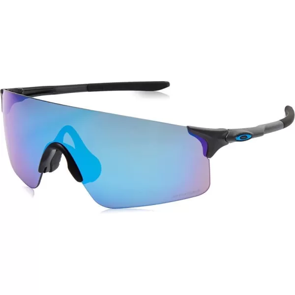 imageOakley Mens Oo9454 Evzero Blades Rectangular SunglassesSteelPrizm Sapphire