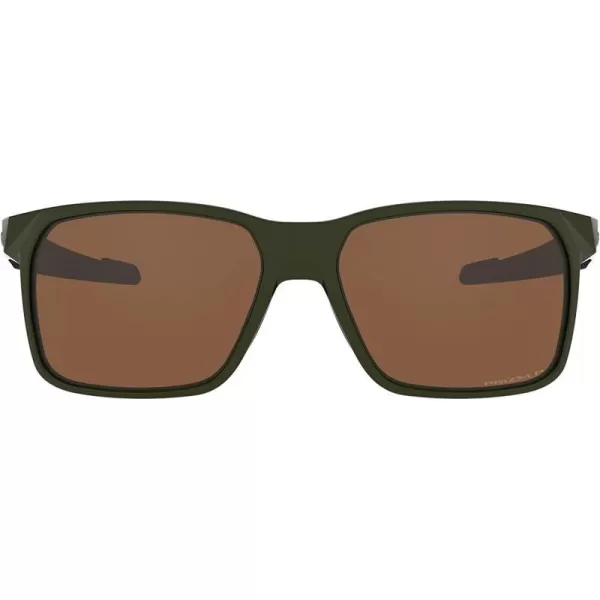 imageOakley Mens Oo9460 Portal X Rectangular SunglassesOlivePrizm Tungsten Polarized
