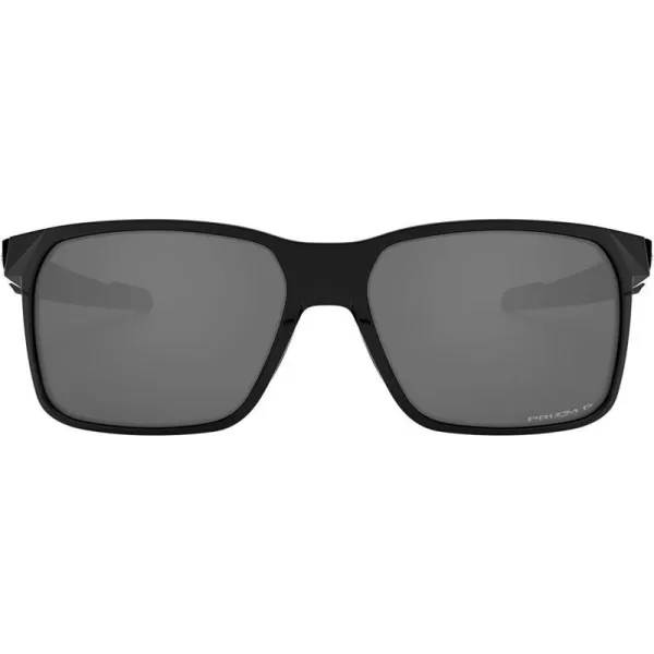imageOakley Mens Oo9460 Portal X Rectangular SunglassesPolished BlackPrizm Black Polarized