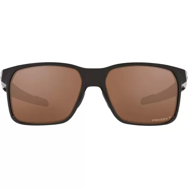 imageOakley Mens Oo9460 Portal X Rectangular SunglassesPolished BlackPrizm Tungsten Polarized
