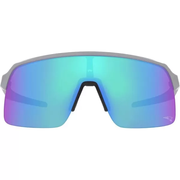 imageOakley Mens Oo9463 Sutro Lite NFL Collection SunglassesNew England Patriots Matte FogPrizm Sapphire
