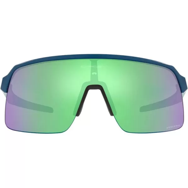 imageOakley Mens Oo9463 Sutro Lite Rectangular SunglassesMathieu Van Der Poel Matte Poseidon Gloss SplatterPrizm Road Jade