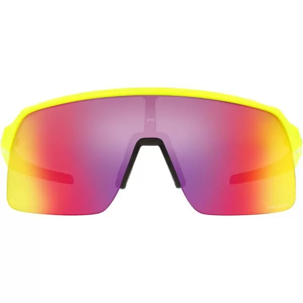 imageOakley Mens Oo9463 Sutro Lite Rectangular SunglassesMatte Neon YellowPrizm Road