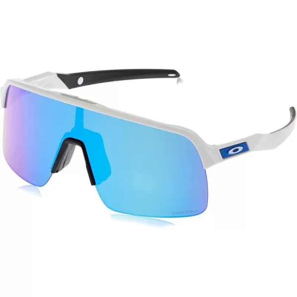 imageOakley Mens Oo9463 Sutro Lite Rectangular SunglassesMatte WhitePrizm Sapphire