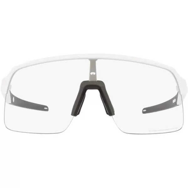 imageOakley Mens Oo9463a Sutro Lite Low Bridge Fit Rectangular SunglassesMatte WhiteClear to Black Photochromic