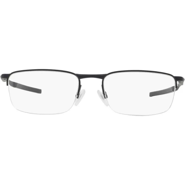 imageOakley Mens Ox3174 Barrelhouse 05 Rectangular Prescription Eyeglass FramesMatte MidnightDemo Lens