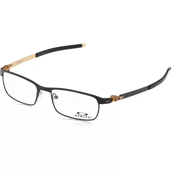 imageOakley Mens Ox3184 Tincup Rectangular Prescription Eyeglass Frames Satin Black Satin GoldDemo Lens 54 mmOakley Mens Ox3184 Tincup Rectangular Prescription Eyeglass Frames Satin Black Satin GoldDemo Lens 54 mm