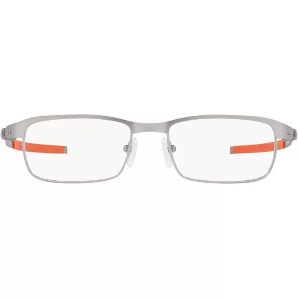 imageOakley Mens Ox3184 Tincup Rectangular Prescription Eyeglass FramesMatte SilverDemo Lens