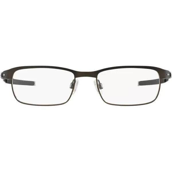 imageOakley Mens Ox3184 Tincup Rectangular Prescription Eyeglass FramesPowder PewterDemo Lens