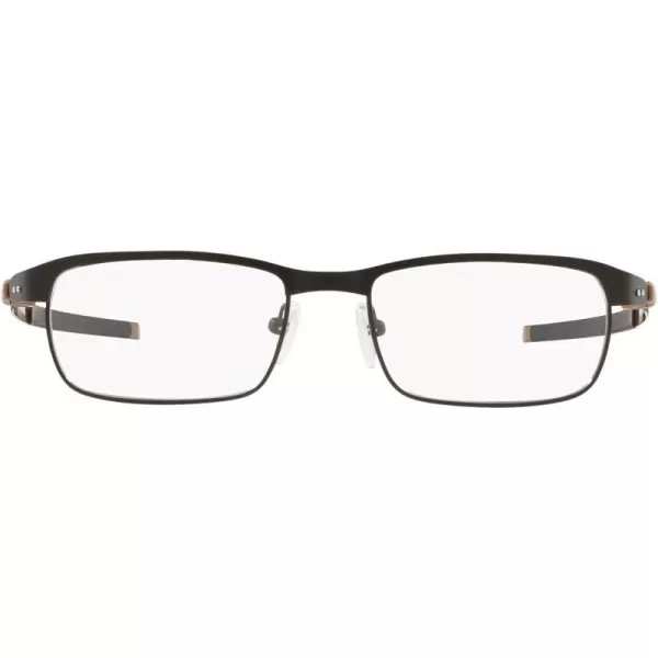 imageOakley Mens Ox3184 Tincup Rectangular Prescription Eyeglass FramesSatin Black BronzeDemo Lens