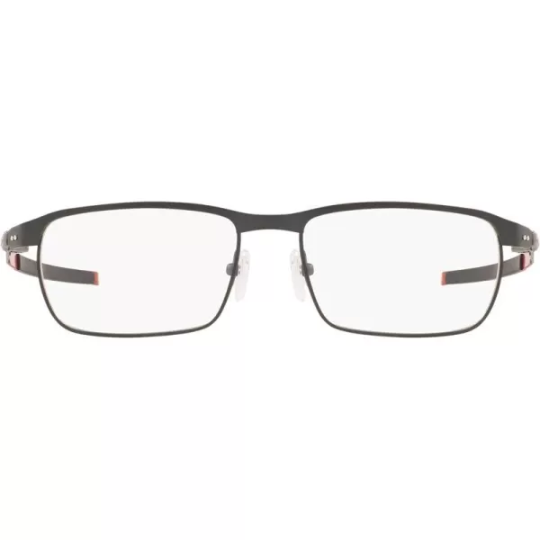 imageOakley Mens Ox3184 Tincup Rectangular Prescription Eyeglass FramesSatin Light SteelDemo Lens