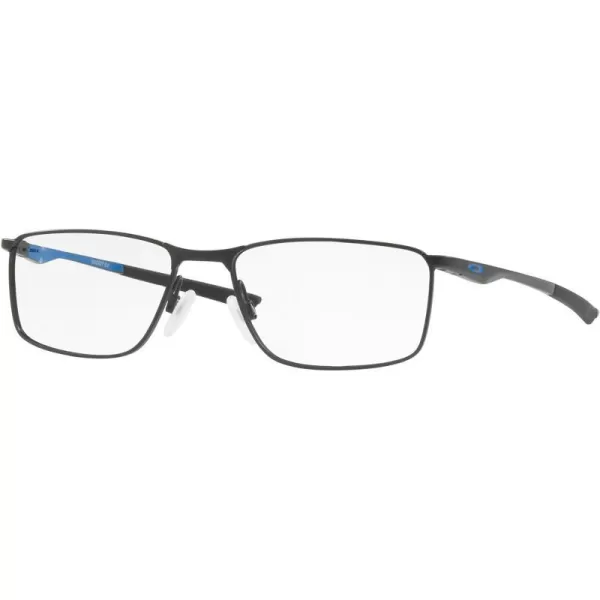 imageOakley Mens Ox3217 Socket 50 Rectangular Prescription Eyeglass FramesSatin Black BlueDemo Lens