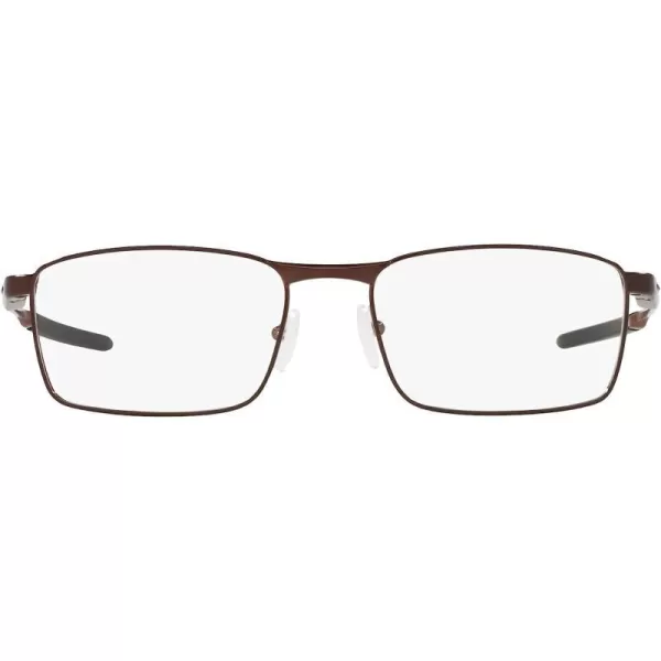 imageOakley Mens Ox3227 Fuller Rectangular Prescription Eyeglass FramesBrushed GrenacheDemo Lens