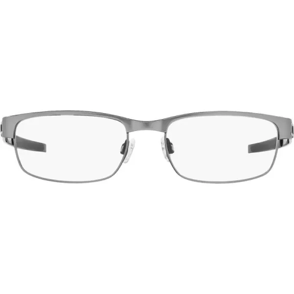 imageOakley Mens Ox5038 Metal Plate Titanium Rectangular Prescription Eyeglass FramesLightDemo Lens