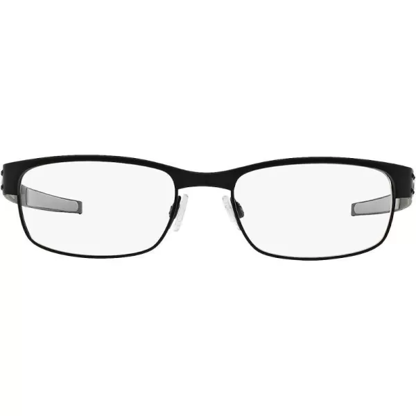 imageOakley Mens Ox5038 Metal Plate Titanium Rectangular Prescription Eyeglass FramesMatte Black GreyDemo Lens