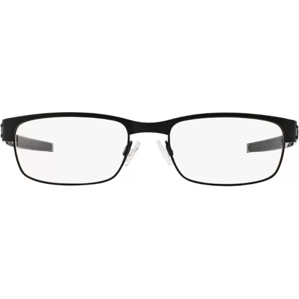 imageOakley Mens Ox5038 Metal Plate Titanium Rectangular Prescription Eyeglass FramesMatte BlackDemo Lens