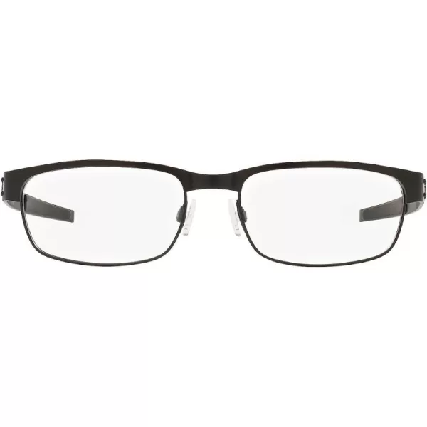 imageOakley Mens Ox5038 Metal Plate Titanium Rectangular Prescription Eyeglass FramesSatin BlackDemo Lens