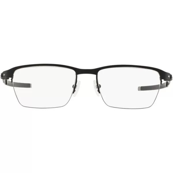 imageOakley Mens Ox5099 Tincup 05 Ti Square Prescription Eyeglass FramesPowder CoalDemo Lens