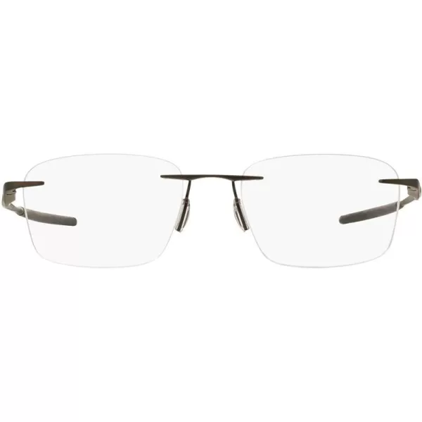 imageOakley Mens Ox5115 Wingfold Evs Square Prescription Eyeglass FramesSatin PewterDemo Lens