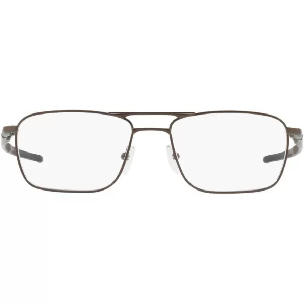 imageOakley Mens Ox5127 Gauge 52 Truss Titanium Square Prescription Eyeglass FramesPewterDemo Lens