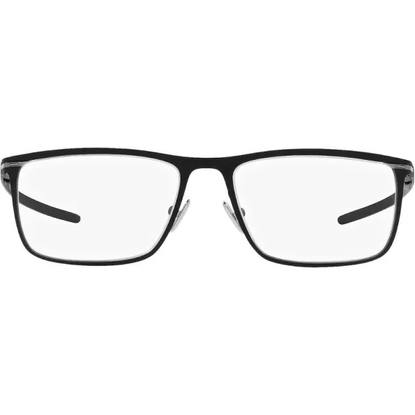 imageOakley Mens Ox5138 Tie Bar Rectangular Prescription Eyewear FramesSatin Black on SilverDemo Lens