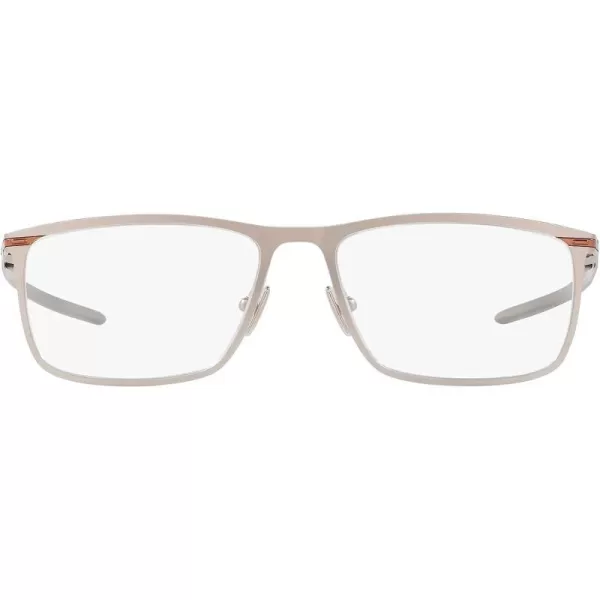 imageOakley Mens Ox5138 Tie Bar Rectangular Prescription Eyewear FramesSatin ChromeDemo Lens