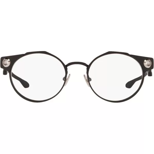 imageOakley Mens Ox5141 Deadbolt Round Prescription Eyeglass FramesSatin BlackDemo Lens