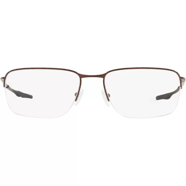 imageOakley Mens Ox5148 Wingback Sq Square Prescription Eyeglass FramesBrushed GrenacheDemo Lens