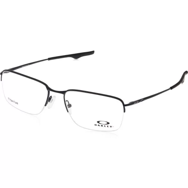 imageOakley Mens Ox5148 Wingback Sq Square Prescription Eyeglass FramesMatte Dark NavyDemo Lens