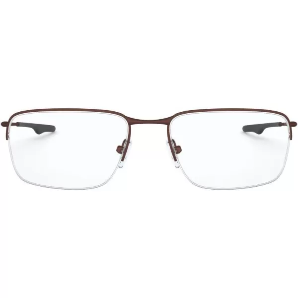 imageOakley Mens Ox5148 Wingback Sq Square Prescription Eyeglass FramesSatin CortenDemo Lens