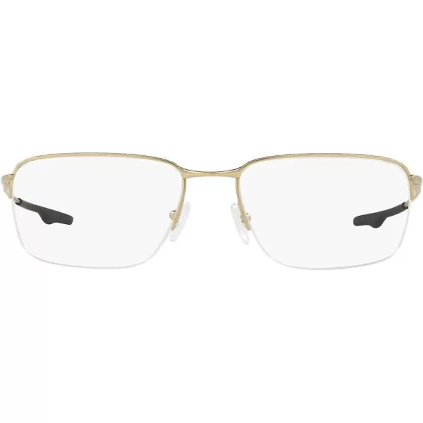 imageOakley Mens Ox5148 Wingback Sq Square Prescription Eyeglass FramesSatin Light GoldDemo Lens