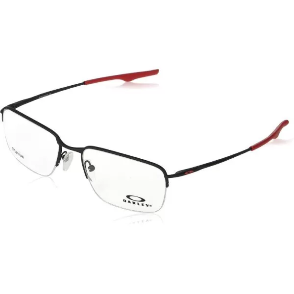 imageOakley Mens Ox5148 Wingback Sq Square Prescription Eyeglass FramesSatin Light SteelDemo Lens
