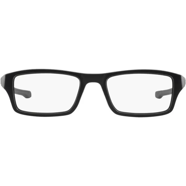 imageOakley Mens Ox8039 Chamfer Rectangular Prescription Eyeglass FramesSatin BlackDemo Lens