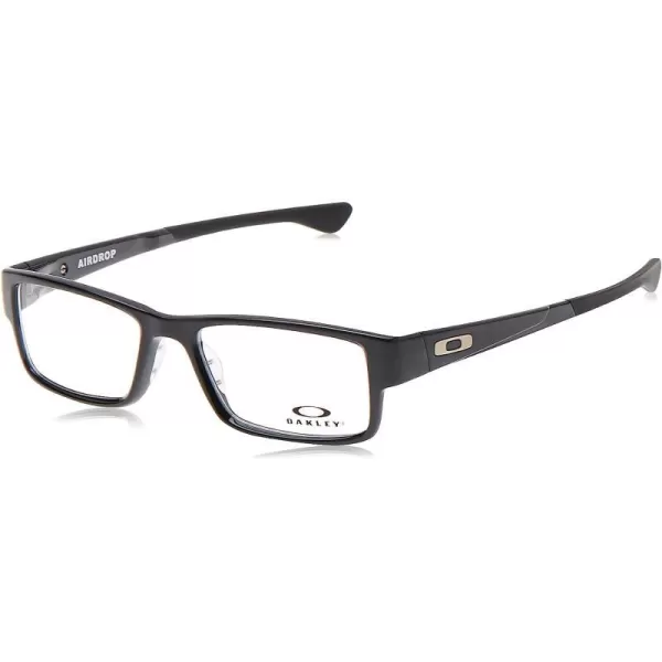 imageOakley Mens Ox8046 Airdrop Rectangular Prescription Eyeglass FramesSatin BlackDemo Lens