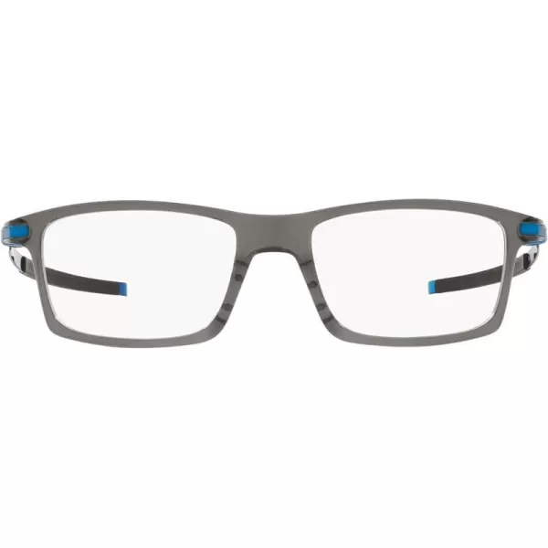 imageOakley Mens Ox8050 Pitchman Rectangular Prescription Eyeglass FramesPolished Grey SmokeDemo Lens