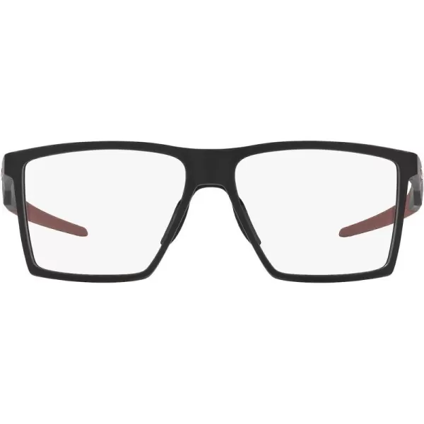 imageOakley Mens Ox8052 Futurity Square Prescription Eyewear FramesSatin Black With RedDemo Lens