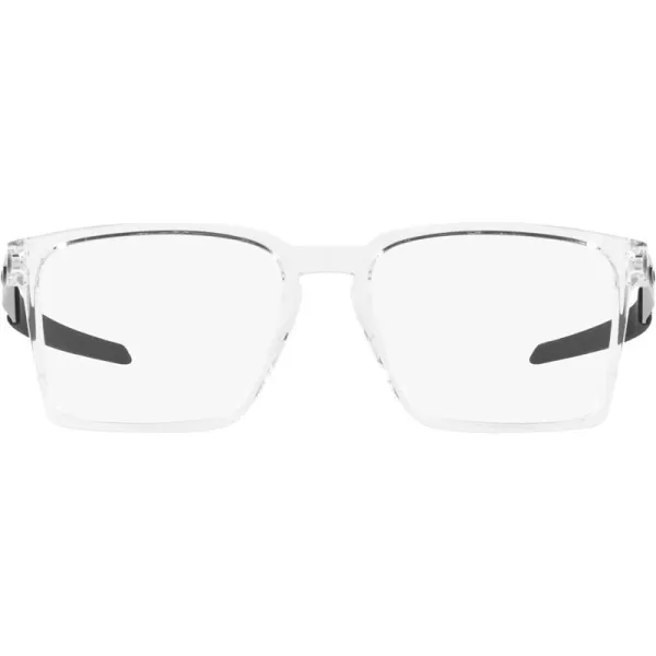 imageOakley Mens Ox8055 Exchange Rectangular Prescription Eyewear FramesPolished ClearDemo Lens