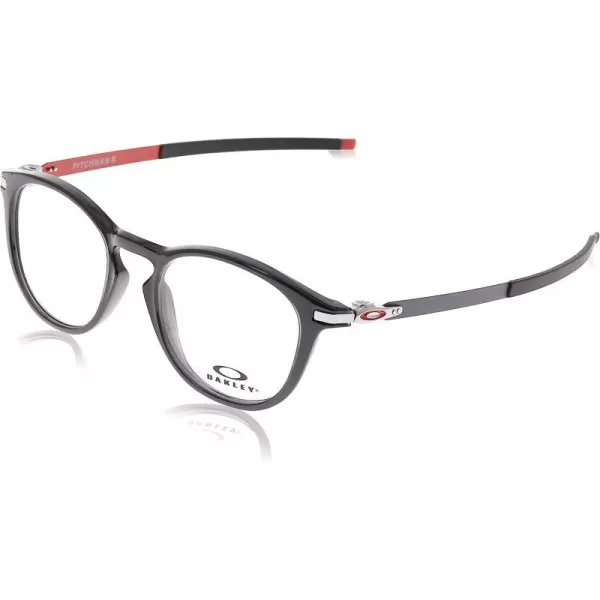 imageOakley Mens Ox8105 Pitchman R Round Prescription Eyeglass Frames Black InkDemo Lens 50 mmOakley Mens Ox8105 Pitchman R Round Prescription Eyeglass Frames Black InkDemo Lens 50 mm