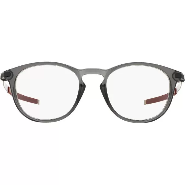 imageOakley Mens Ox8105 Pitchman R Round Prescription Eyewear FramesGrey SmokeDemo Lens