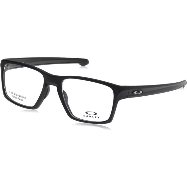 imageOakley Mens Ox8140 Litebeam Square Prescription Eyeglass FramesSatin BlackDemo Lens